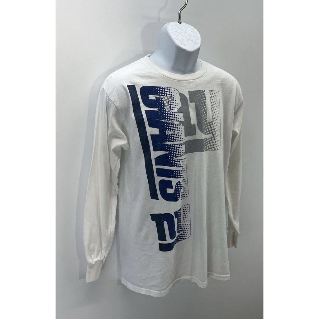 New York Giants Shirt Mens M White Long Sleeve NFL Football Team Apparel 2011