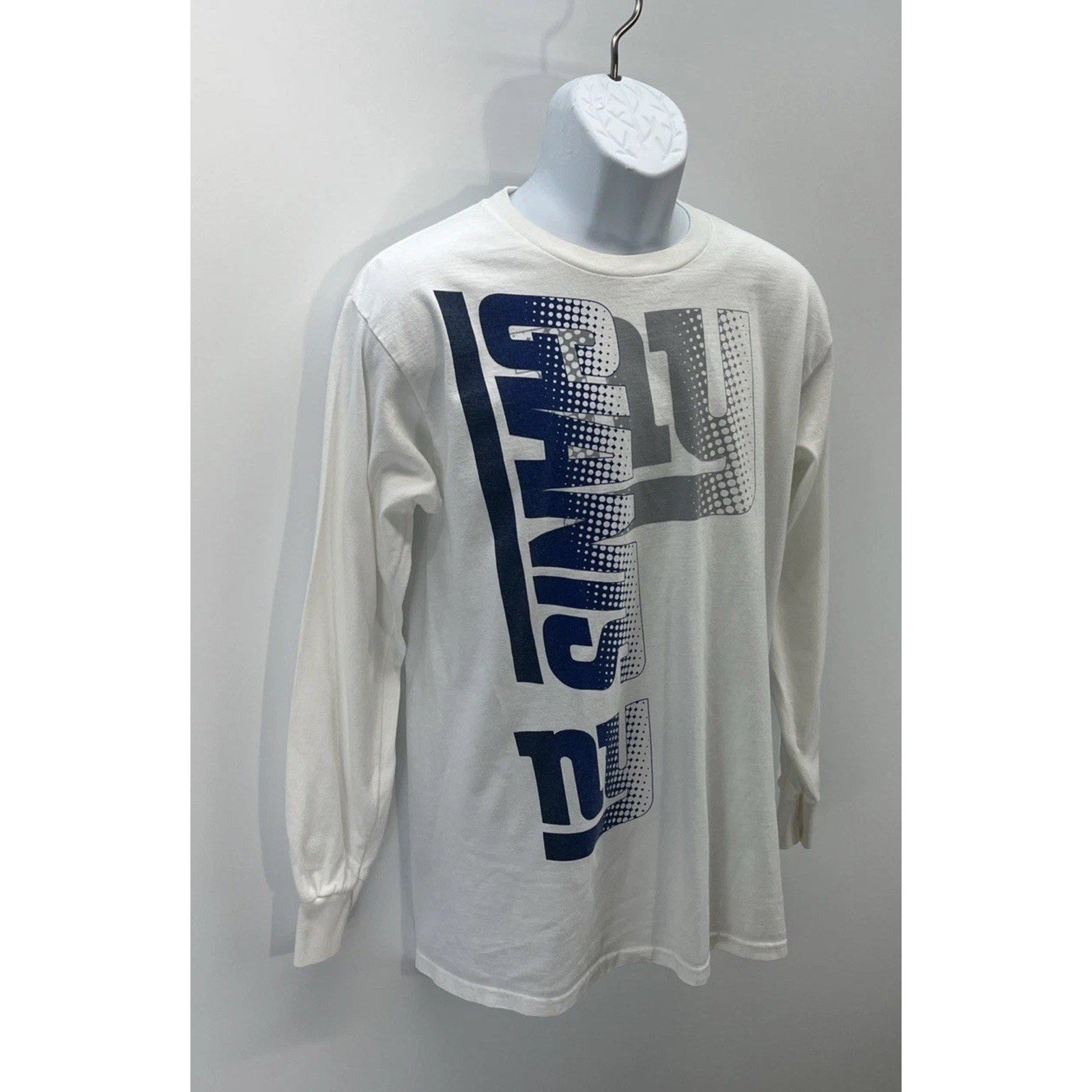 New York Giants Shirt Mens M White Long Sleeve NFL Football Team Apparel 2011