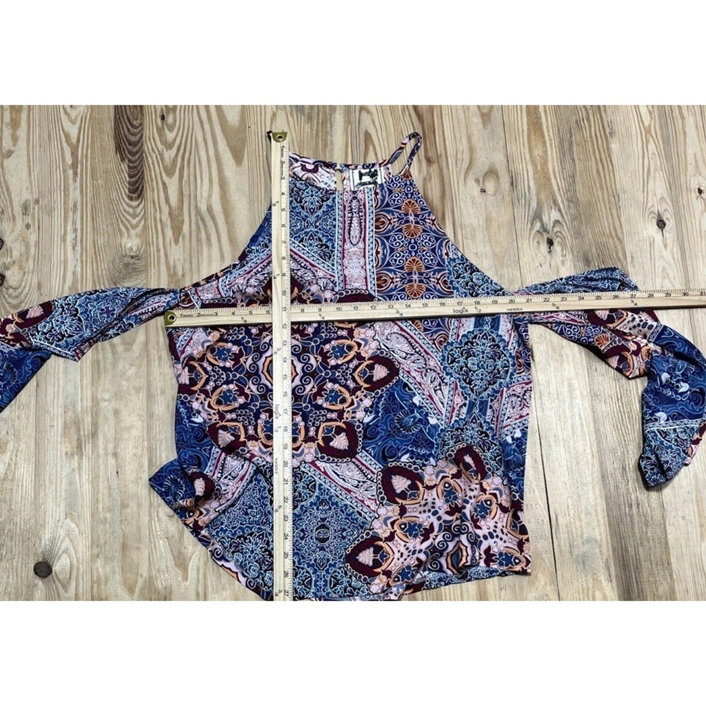 Jaase Anthropologie Boho Off the Shoulders Blouse Top Sz Medium+