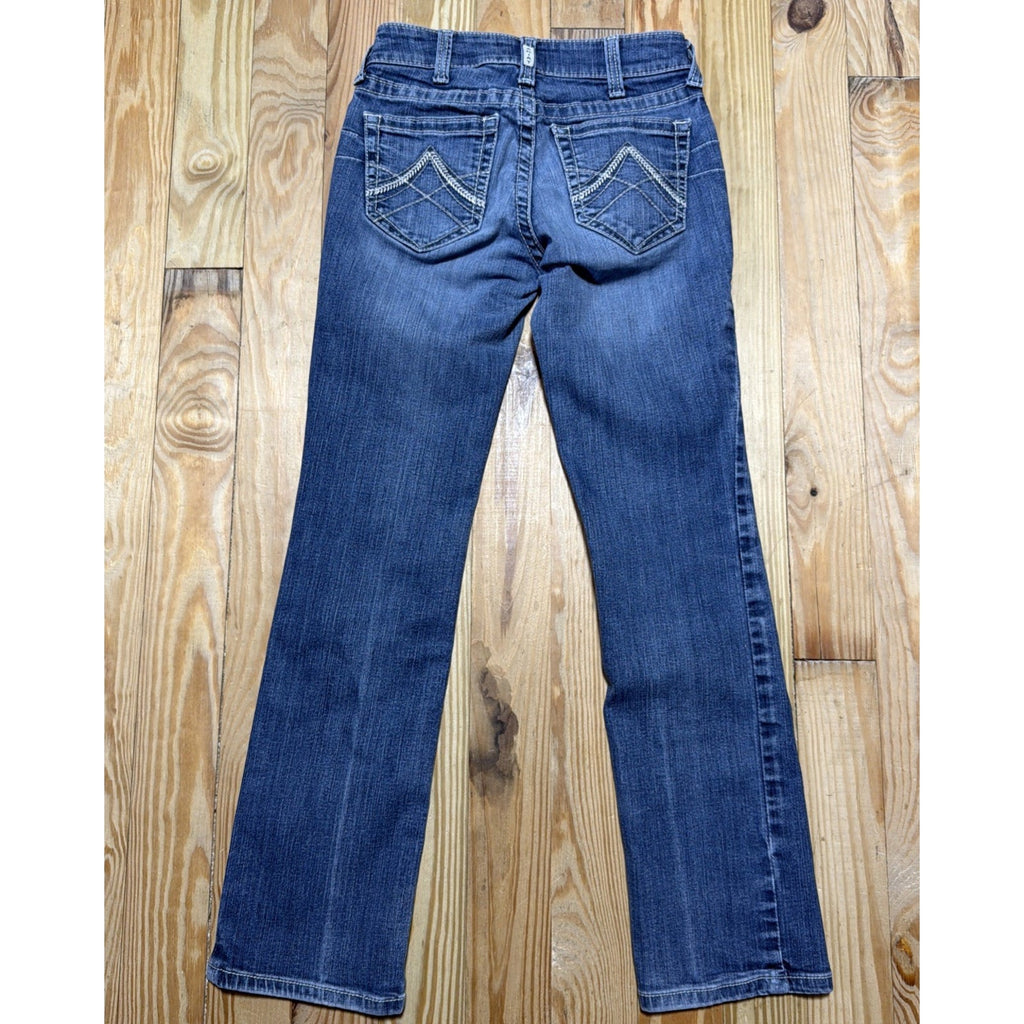 Ariat Jeans Womens 27 Short Real Denim Riding Jeans Mid Rise Straight
