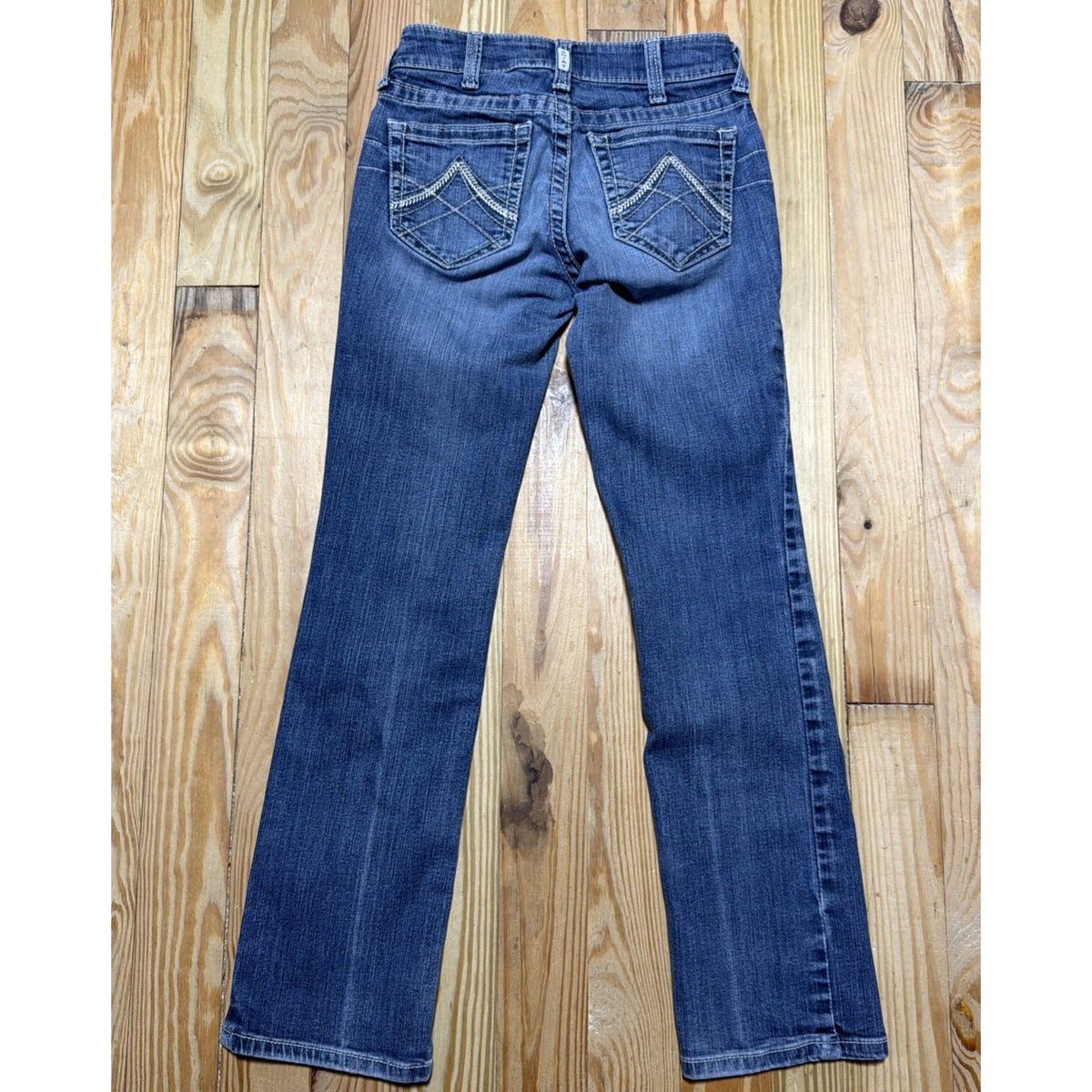 Ariat Jeans Womens 27 Short Real Denim Riding Jeans Mid Rise Straight