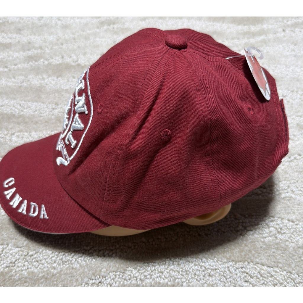 New Canada 1867 Mapleleaf Unisex Adj Red Cap-Stone Age NWT