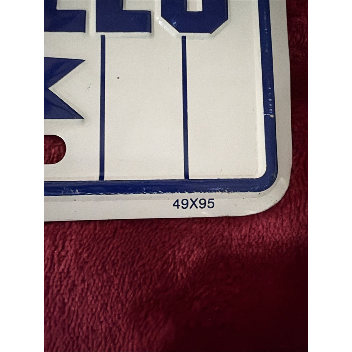 1998 WORLD SERIES CHAMPIONS YORK YANKEES STAMPED Metal License Plate AUTO TAG