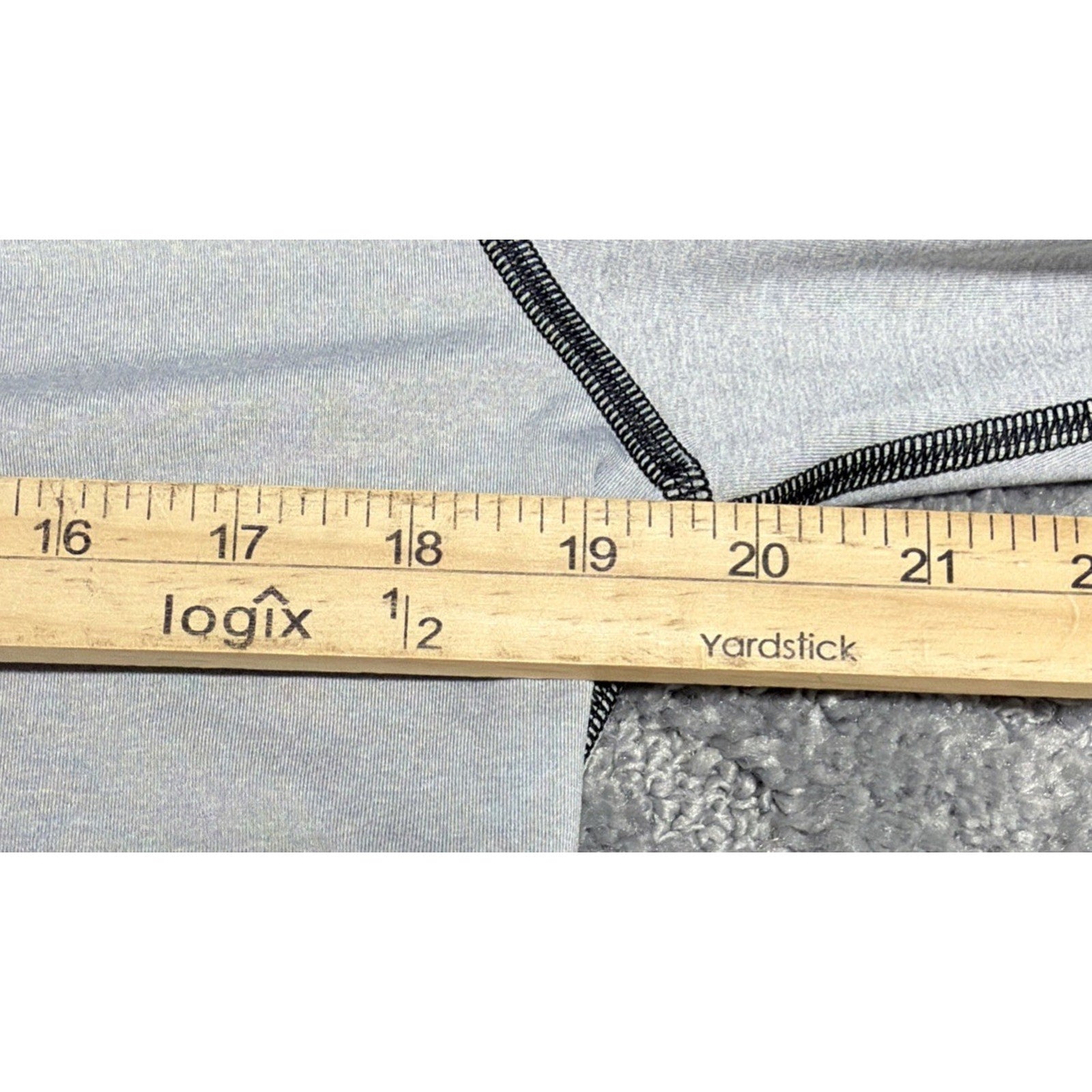 Men's Adidas Clima-Lite Gray Fitted Long Sleeve Top Size L Running Gym Athletic