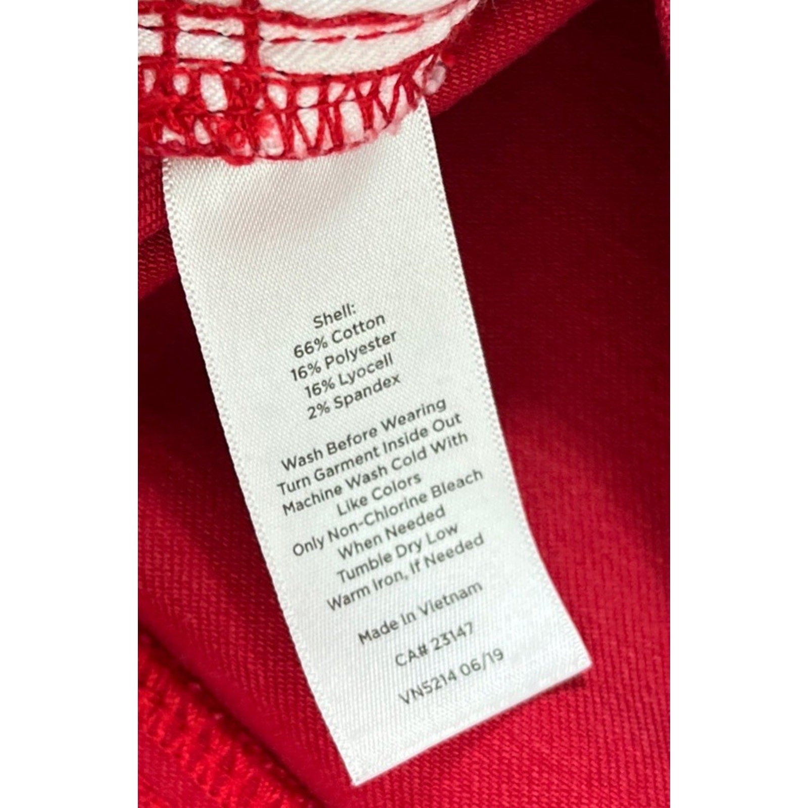 Talbots Women’s 8 Flawless Five Pockets Watermelon Red Slim Ankle Pants Jeans