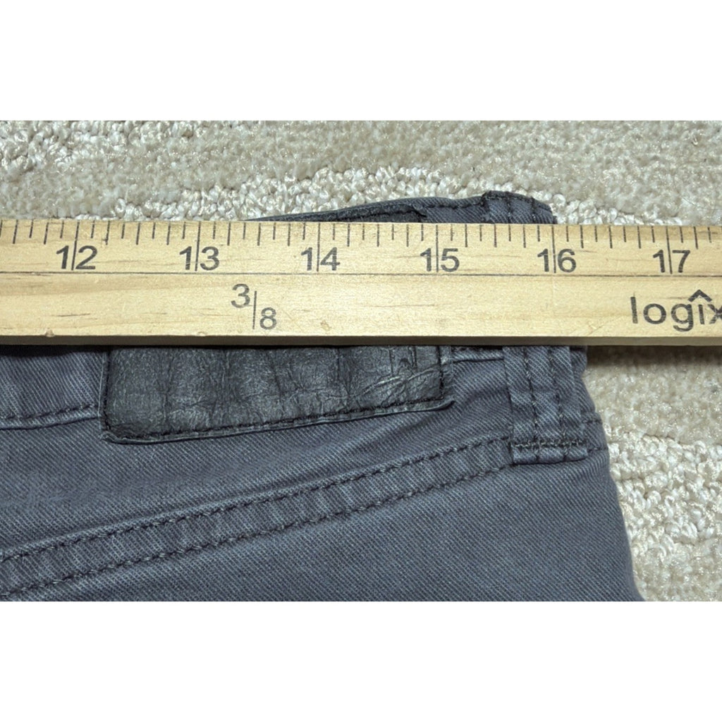 Mutual Weave slim Straight Fit Jeans Men's 32x34 Gray Denim stretch