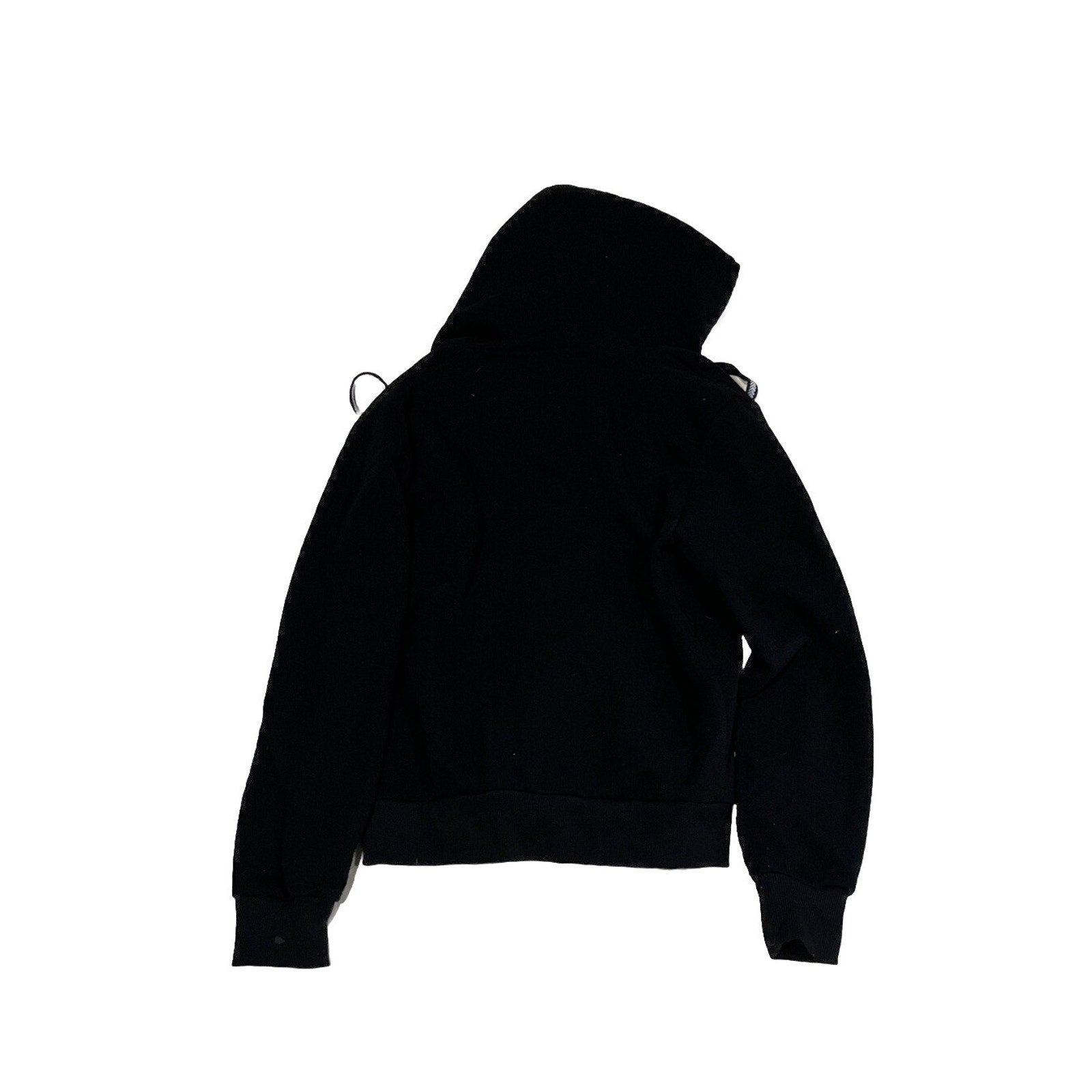 Liv & Lucy black zip-up hoodie, available in a women's size medium