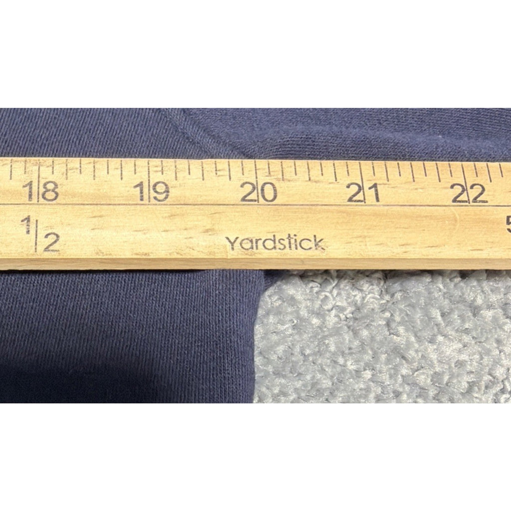 Men Banana Republic Fleece Graphic Logo Pullover Sweatshirt BLUE M