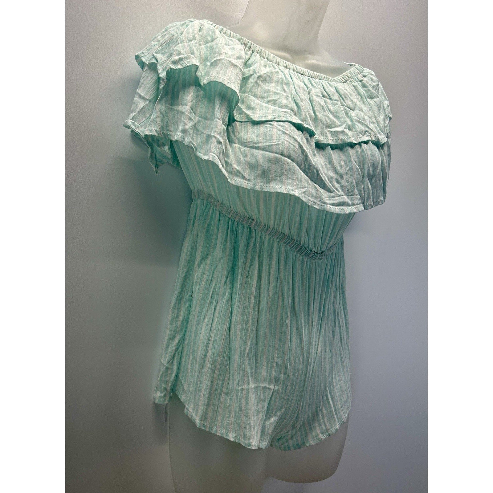 Body Glove Women's Off The Shoulder Romper Flowy Strapless Size Small New W Tags
