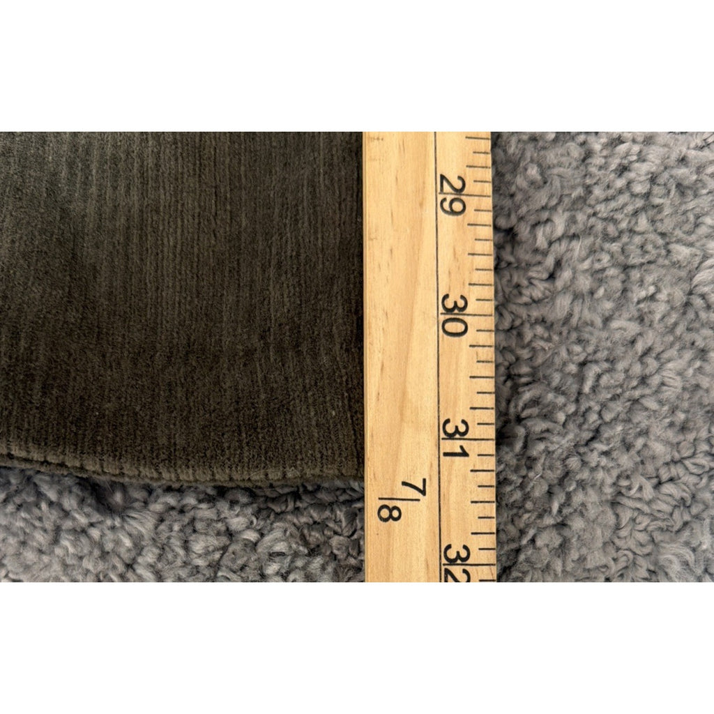 Aerie Corduroy Flare Pull On Pants Womens Medium Short Olive Green Trousers