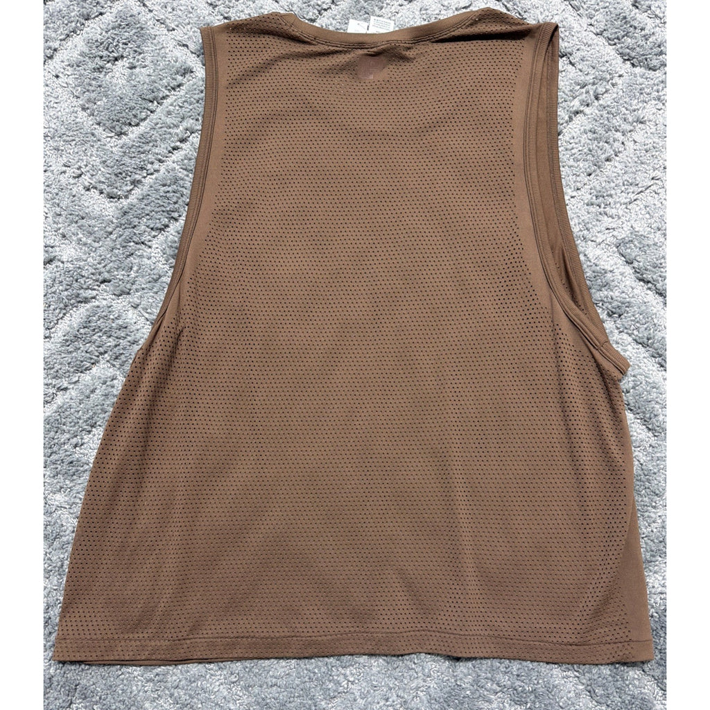 Victoria's Secret Pink Women's Seamless Drapey Muscle Tank Size XXL Brown New