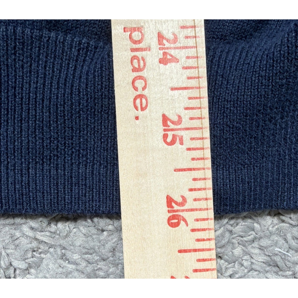 Jos A Bank Signature Collection Sweater Men L blue Pima Cotton 1/4 Zip Pullover