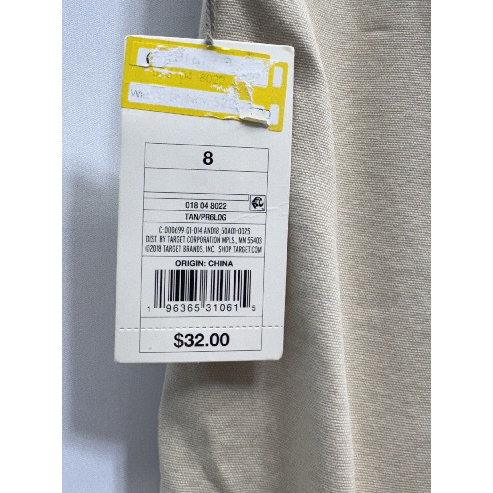 A New Day Khaki Wide Leg Pleated High Rise Stretch Chino Slacks Women’s Size 8