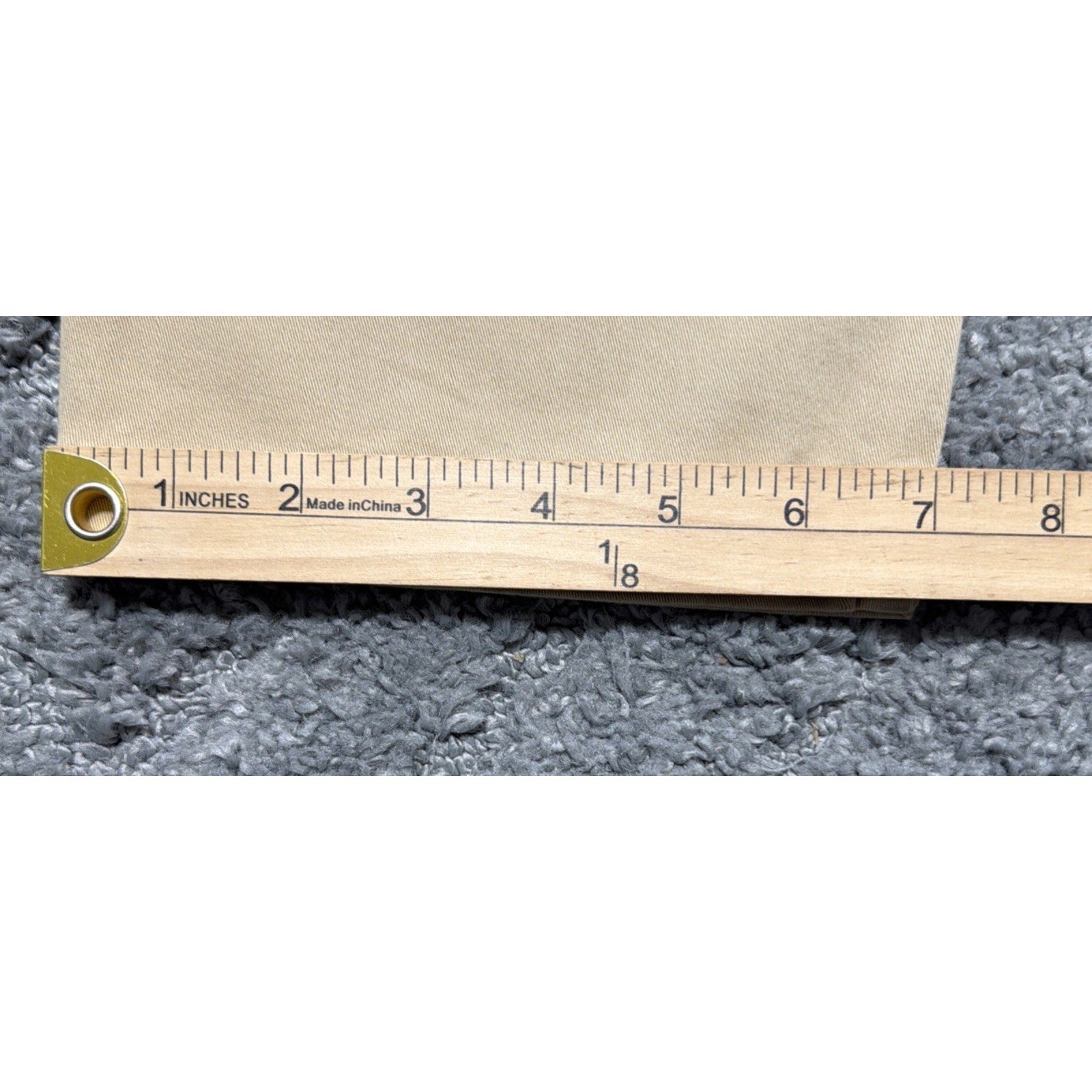 Mutual Weave The Officer Slim Chino Pants, Men's Size 36x32 Khaki NEW