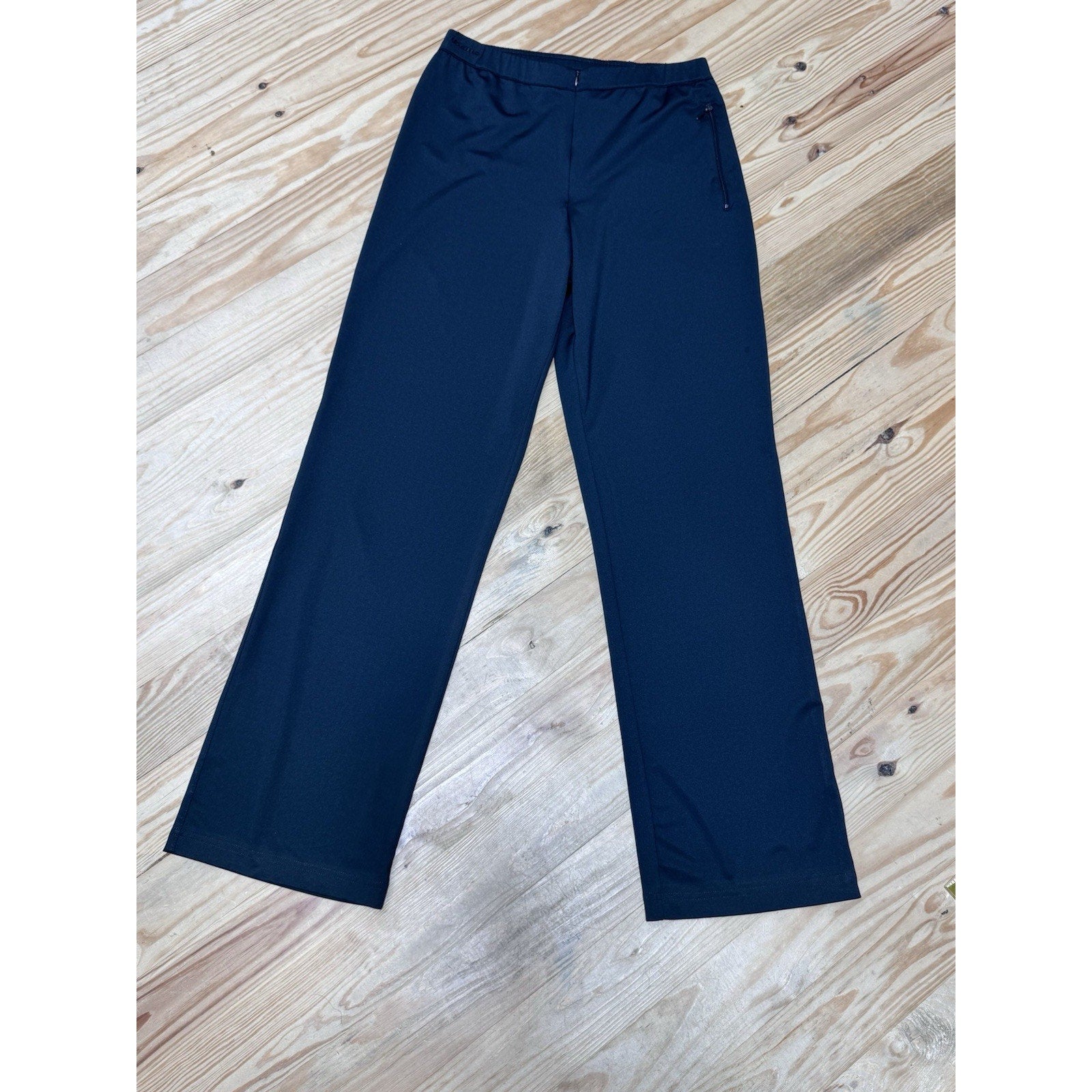 Bolle Sport Black Athletic Pants High Rise Zip Pockets Women’s Size Small