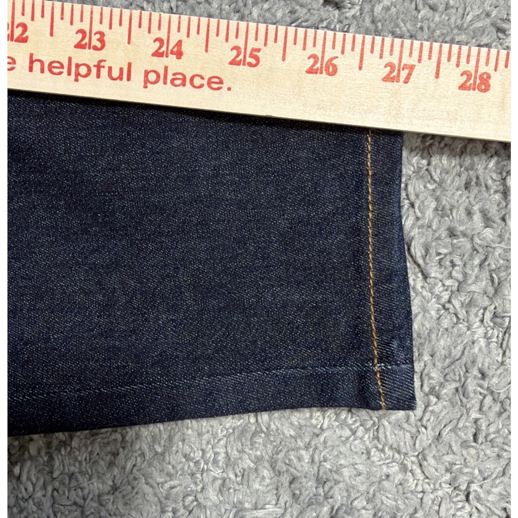 New Wonder Nation Jeans Girl's 14-16 Pull On Tie Waist Denim Blue