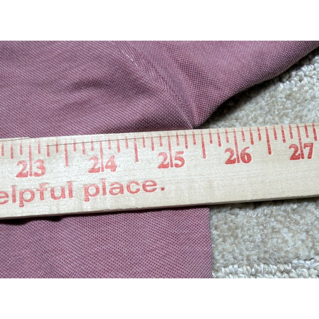 Peter Millar Pique Polo Shirt Mens XXL Pink Embroidered TN Golf