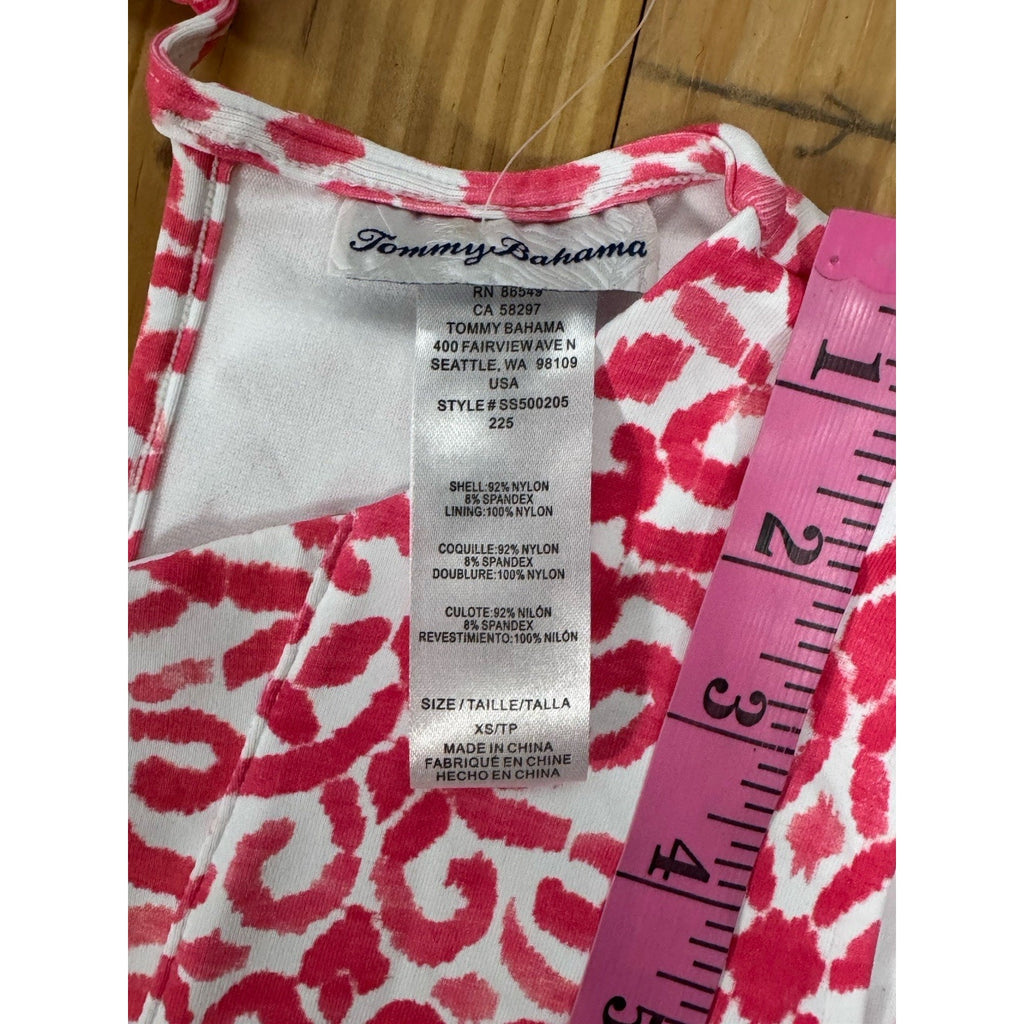 TOMMY BAHAMA BIMINI IKAT COWL NECK AMARANTH WOMEN DRESS SIZE X-SMALL BRAND NEW