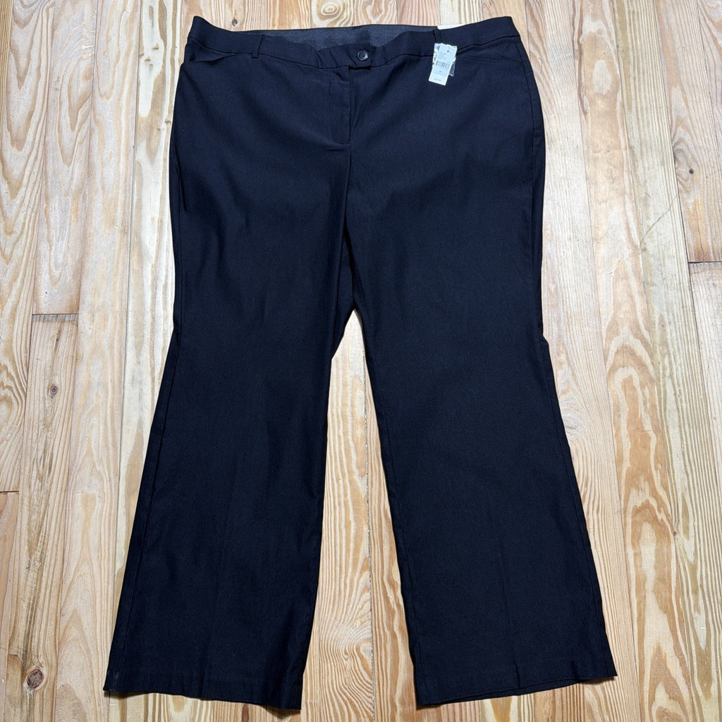 NWT Womens Pants LANE BRYANT Black 4 Season Signature Fit Boot High Rise Plus 26