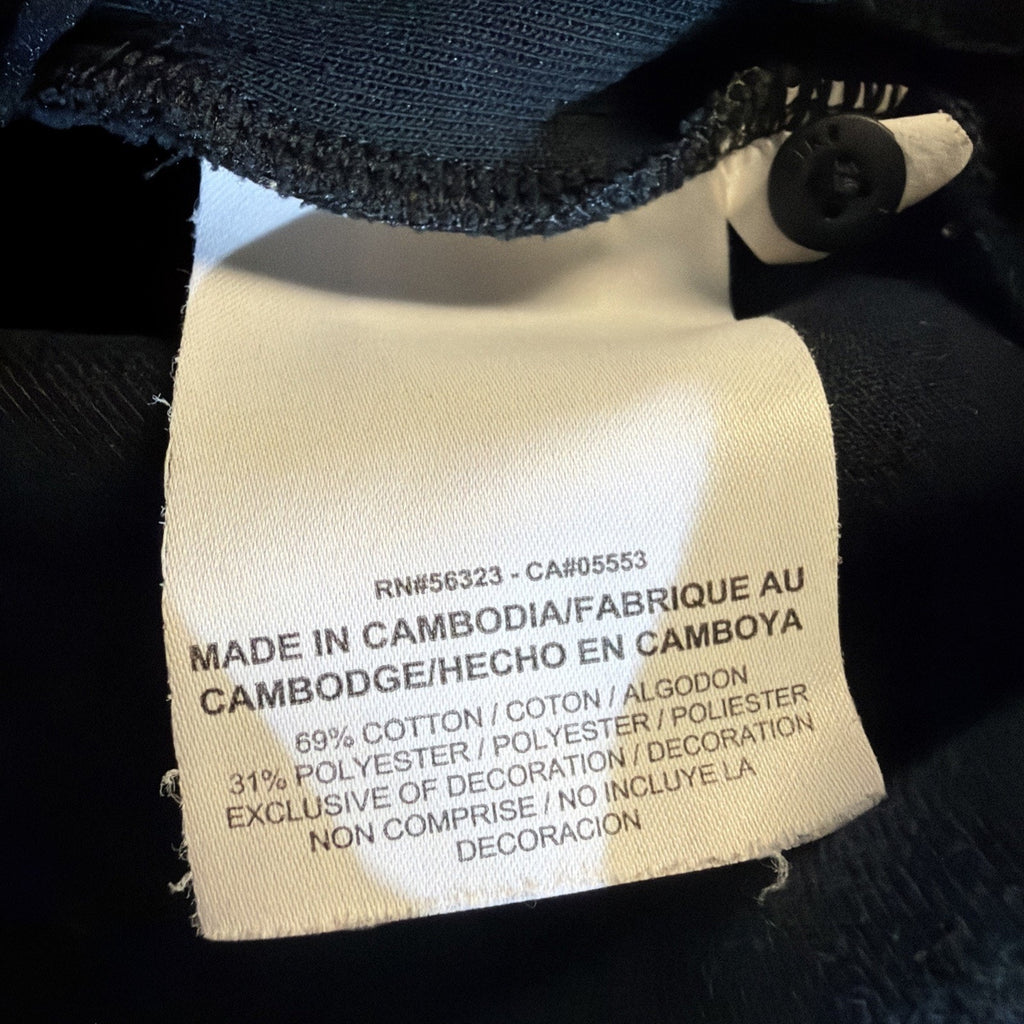 Nike Tech Fleece Cape Hoodie Womens M Black Full Zip Asymmetrical 908822-010