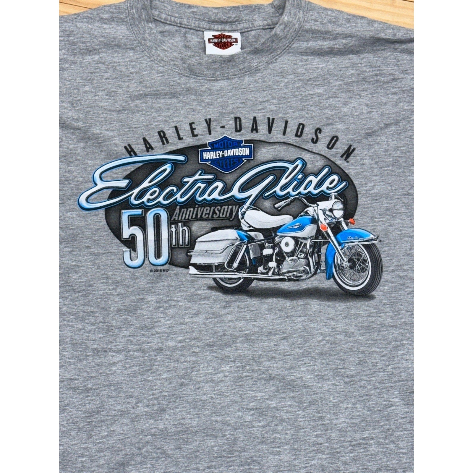 Harley-Davidson Electriglide 50th Anniversary T Shirt Black Widow Florida 2015
