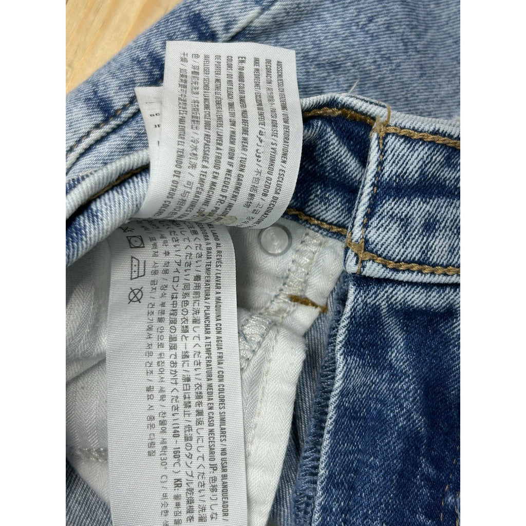 Abercrombie & Fitch Jeans Women 26 Blue Ultra HighRise Ankle Straight Distressed