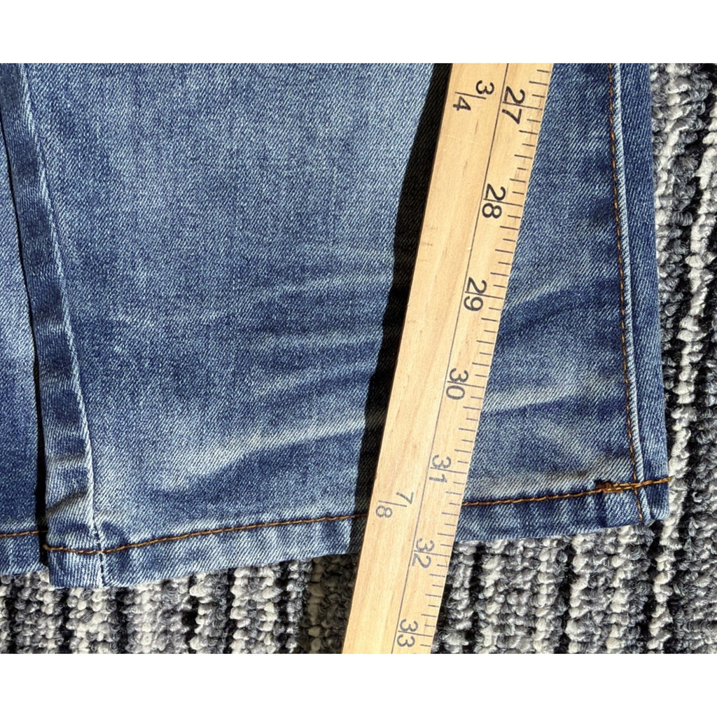 Hydraulic Men's Blue Technology Arc Slim Fit Stretch Denim Jeans Whiskered 38x32