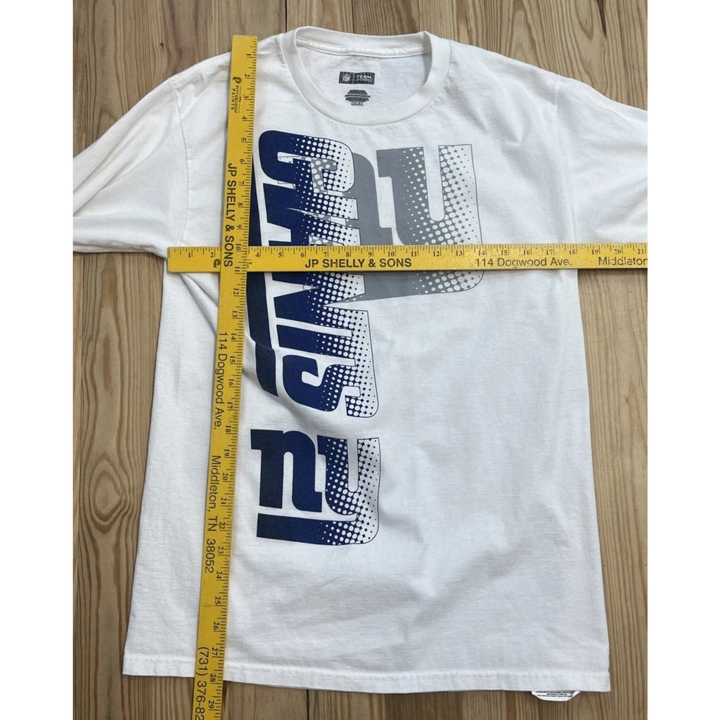 New York Giants Shirt Mens M White Long Sleeve NFL Football Team Apparel 2011