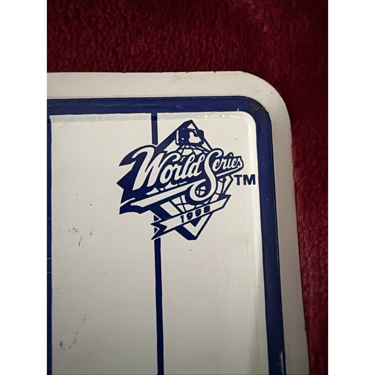 1998 WORLD SERIES CHAMPIONS YORK YANKEES STAMPED Metal License Plate AUTO TAG