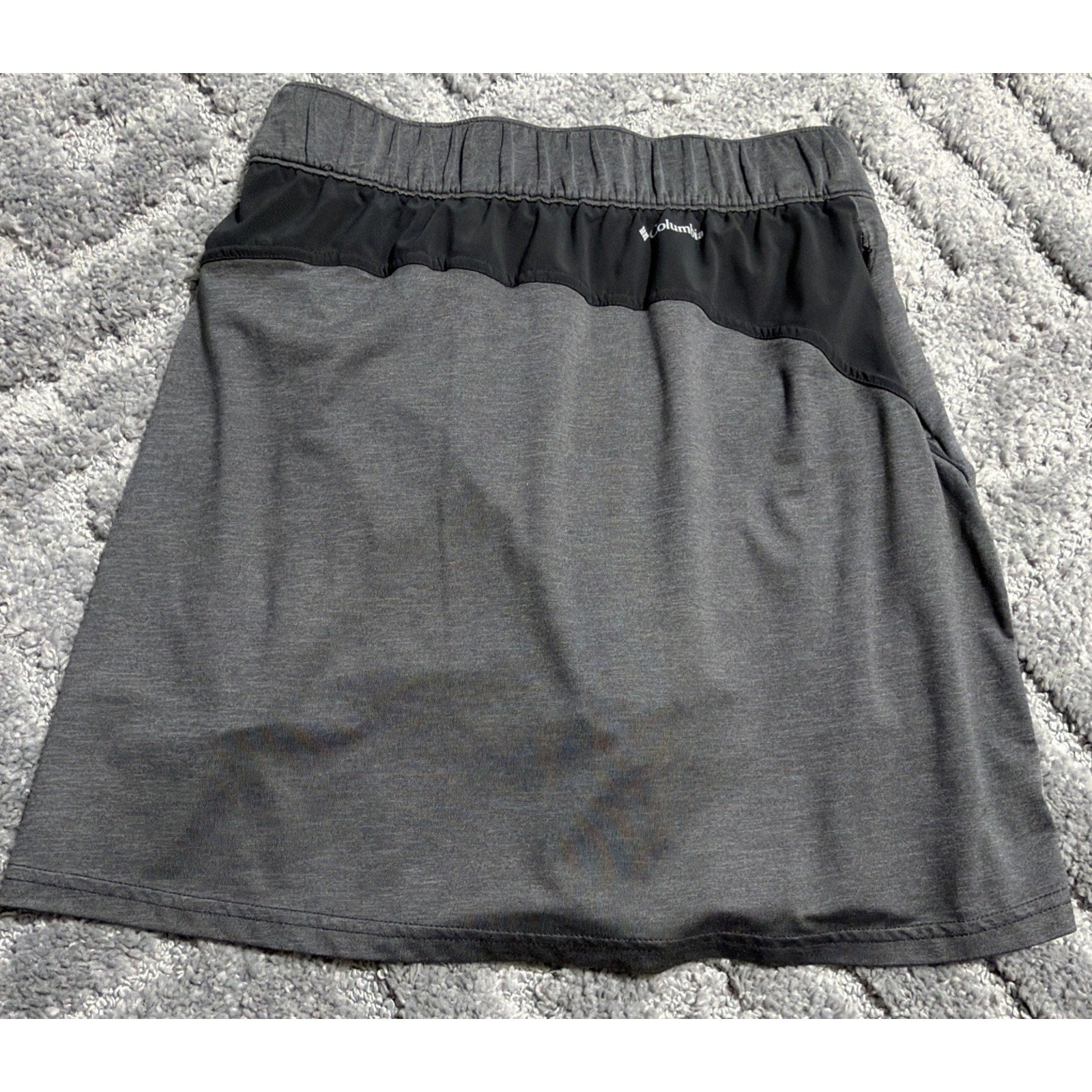 Columbia Anytime Skort Womens XS Gray Pockets Stretch Waist Athletic Outdoors