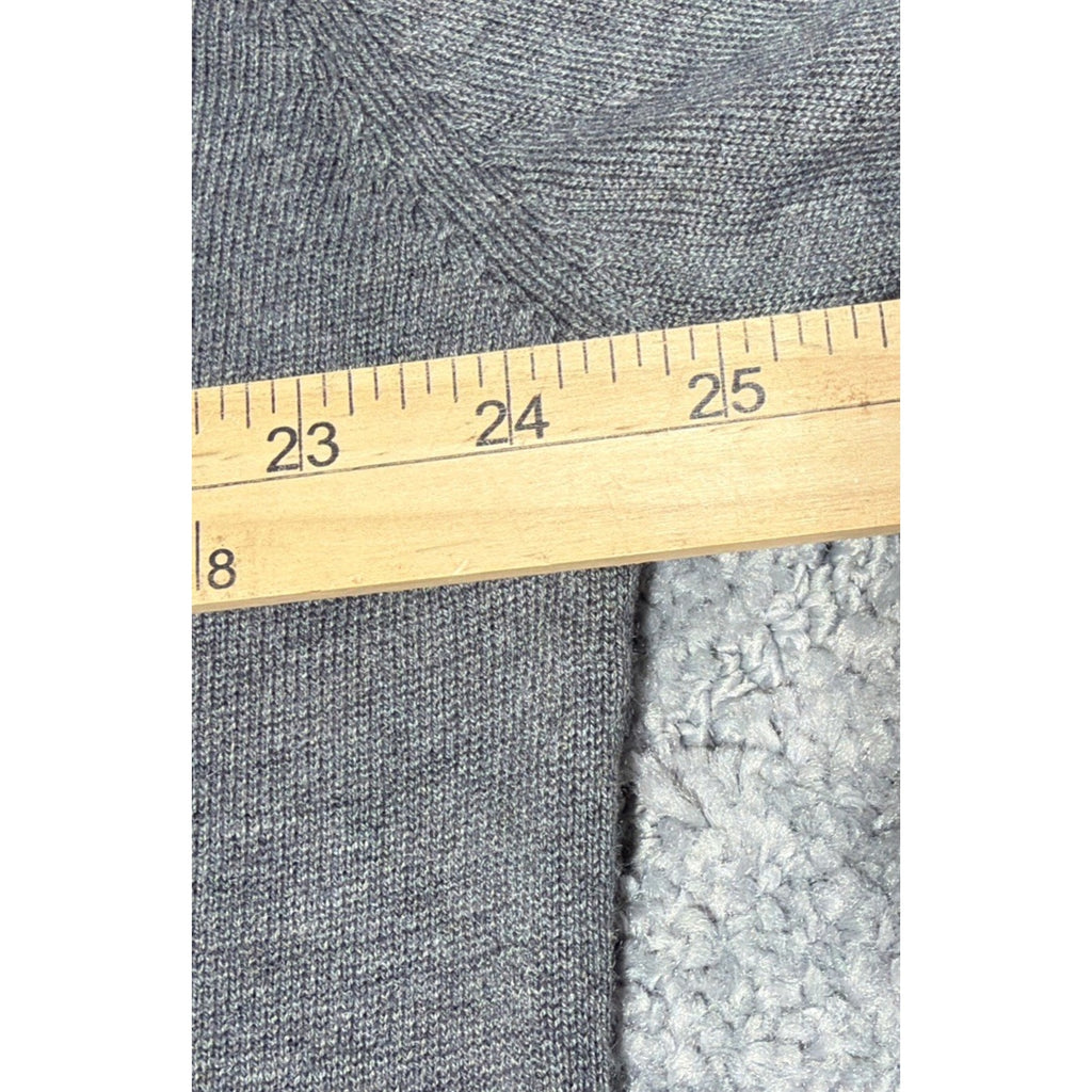 Lavane New York Mens Mock Neck Pullover Sweater XL Gray Classic Designer