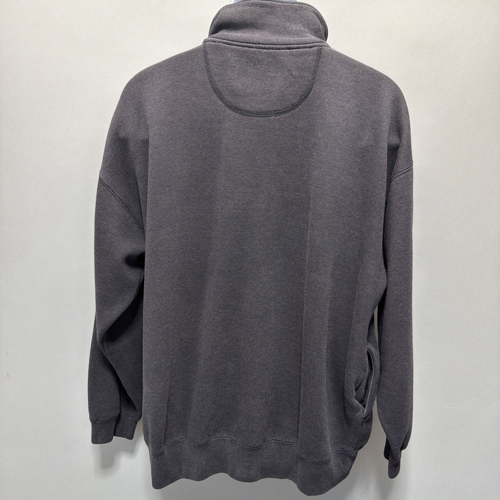 Red Cliff Trading Co Glacier Bay Fleece Men’s Gray XL Pullover with Pockets