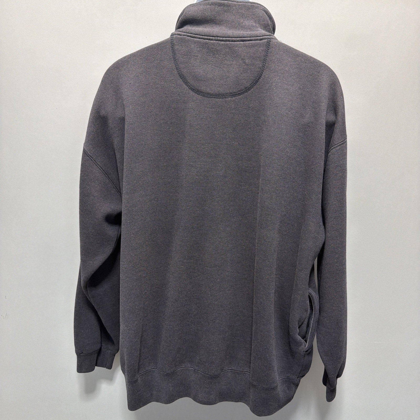 Red Cliff Trading Co Glacier Bay Fleece Men’s Gray XL Pullover with Pockets