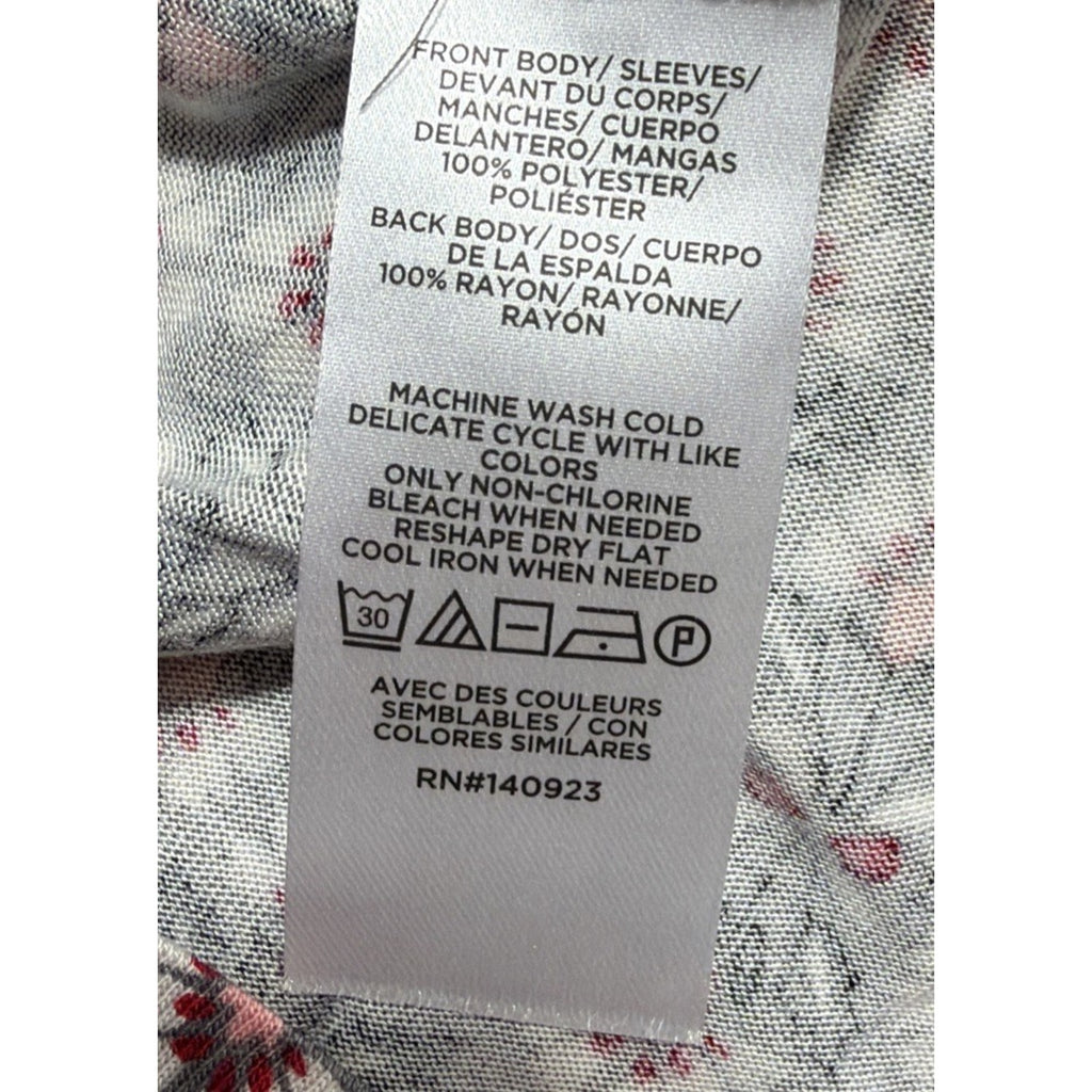Loft Long Sleeve Floral Blouse Size XS Petite NWT