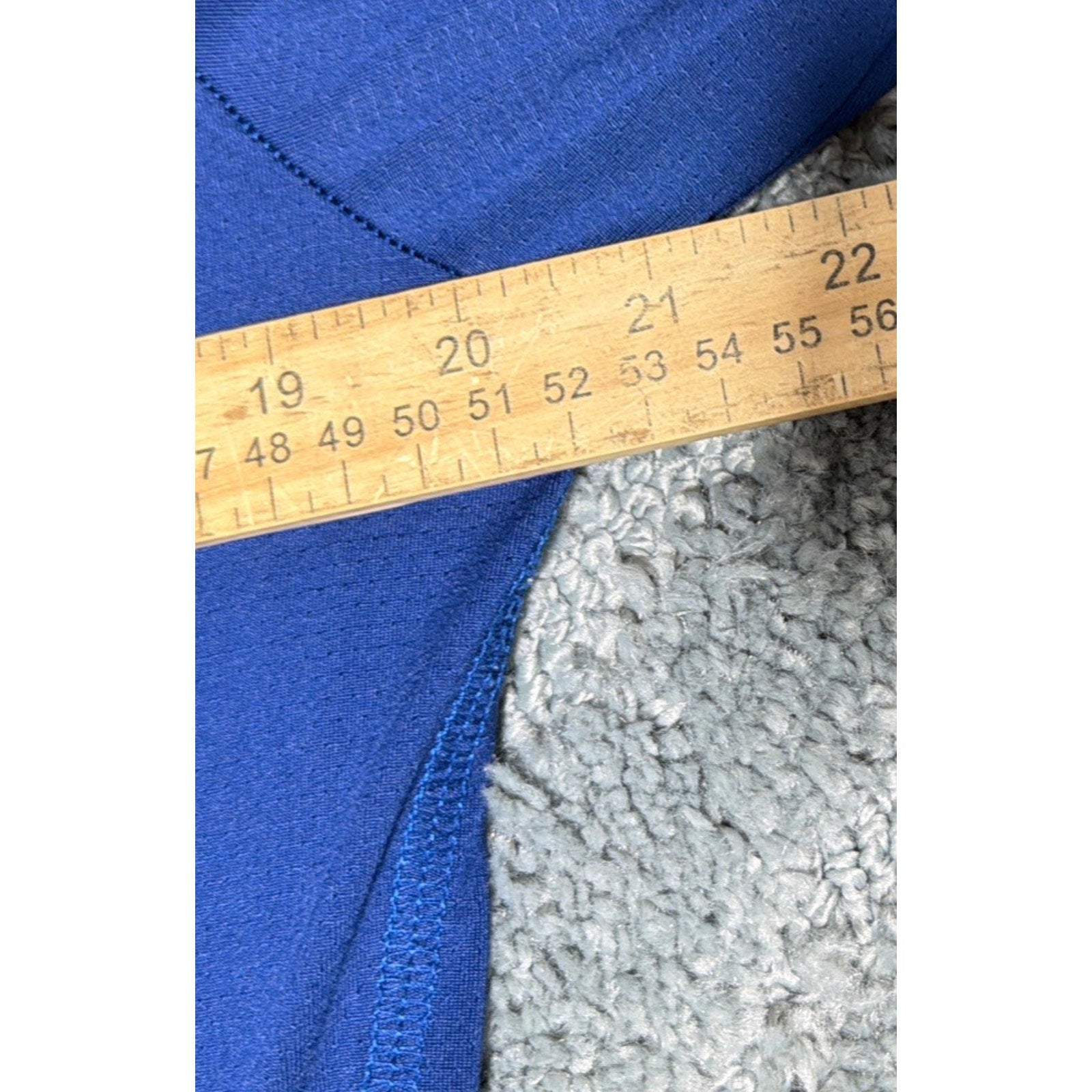 SPYDER Pro Web Active Top Adult Large Blue Pullover 1/4 Zip Activewear Running