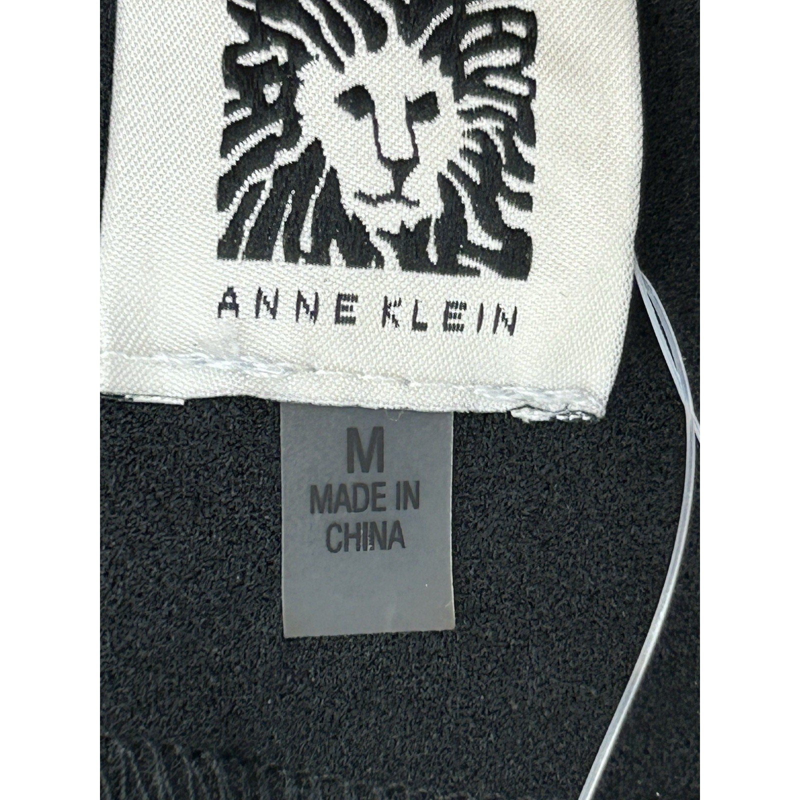 Anne Klein Shall Collar Open Jacket Women's Black Size Medium New With Tags.