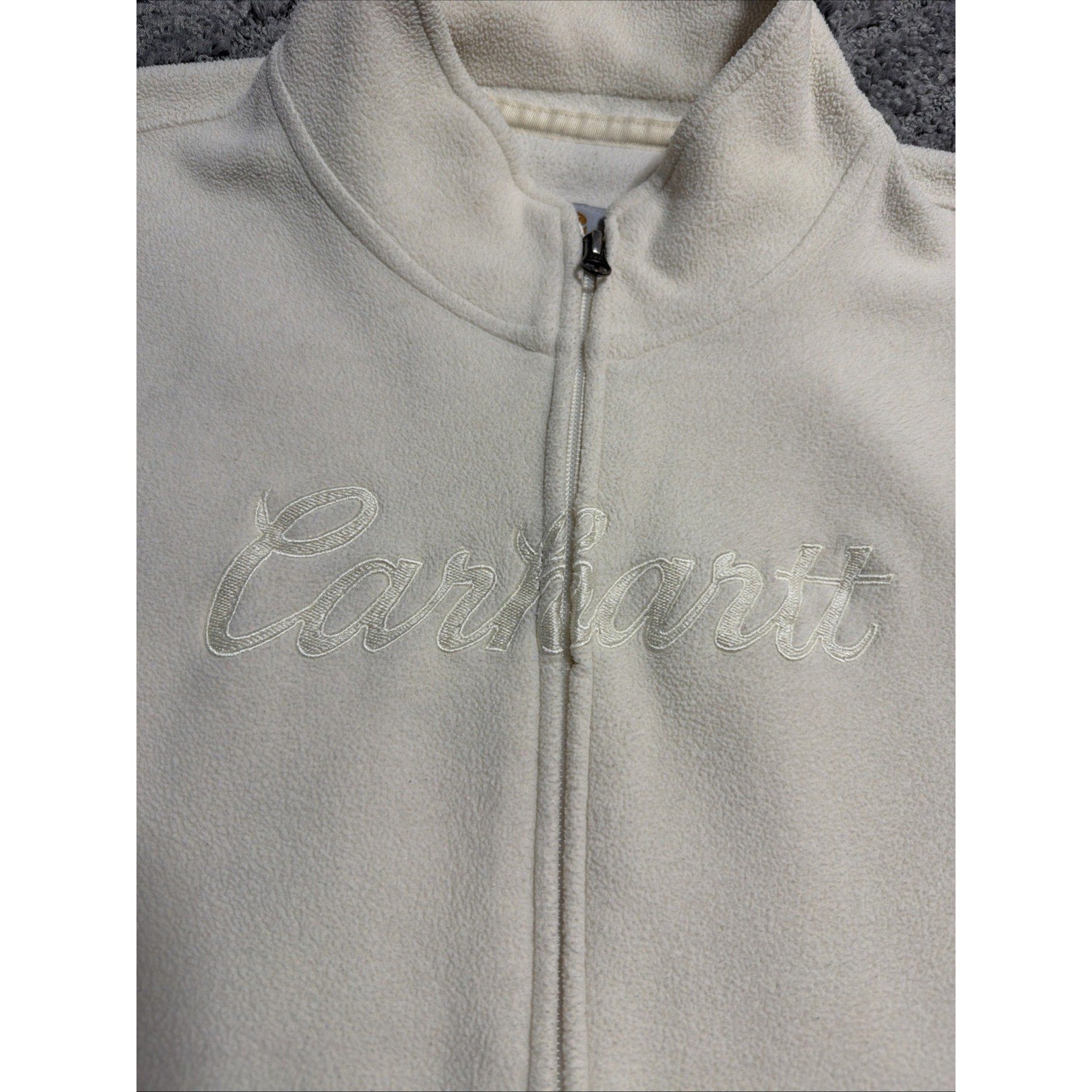Carhartt Ivory Ladies Embroidered Soft Vest - Size XXL Casual Outdoors Work