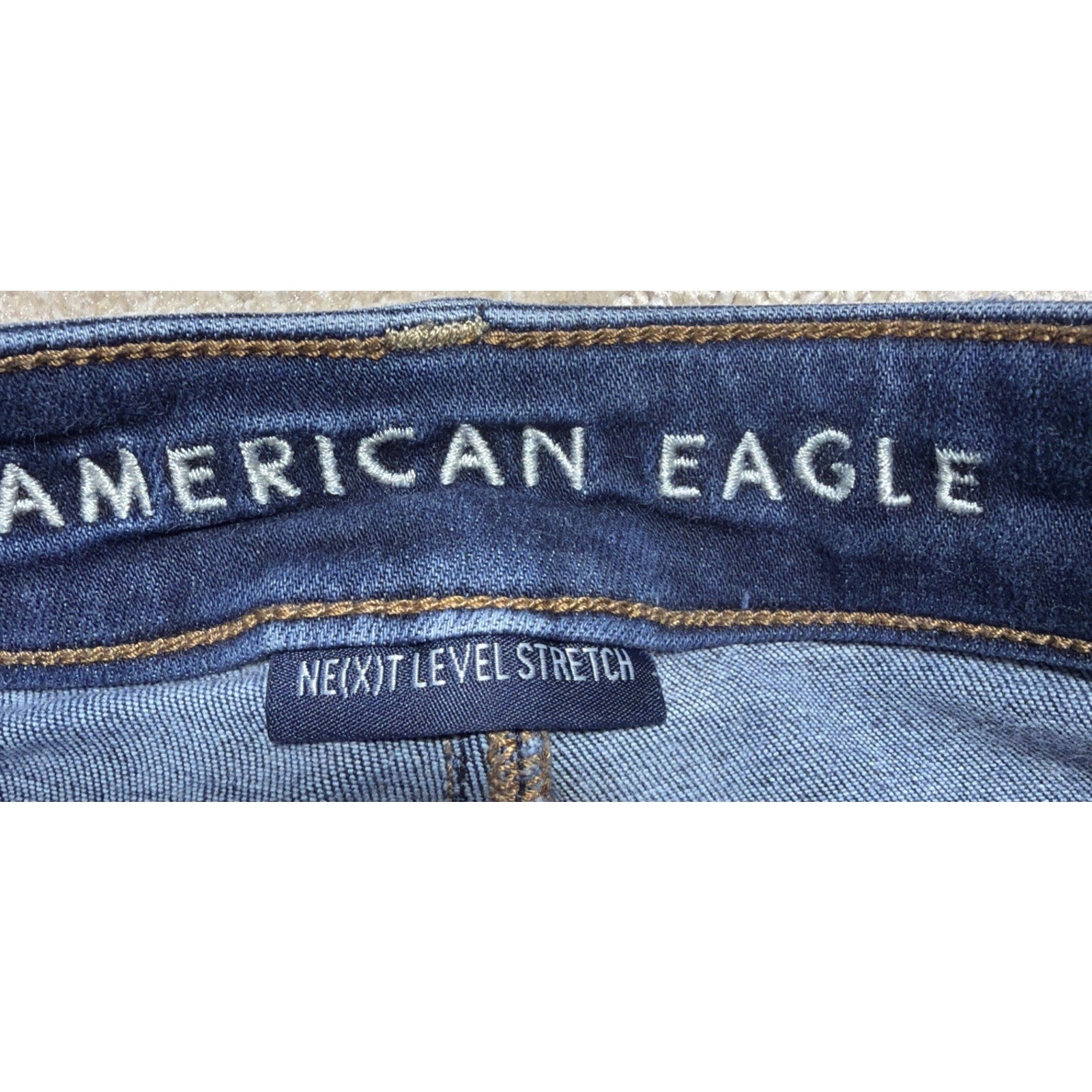 American Eagle Women's Super High Rise Jegging Women's Size 2 Distressed 25x29.5
