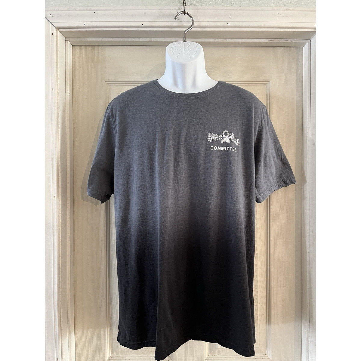 The Pink Ride District Made Committee T-Shirt Sept 28, 2014 Size Xl Gray