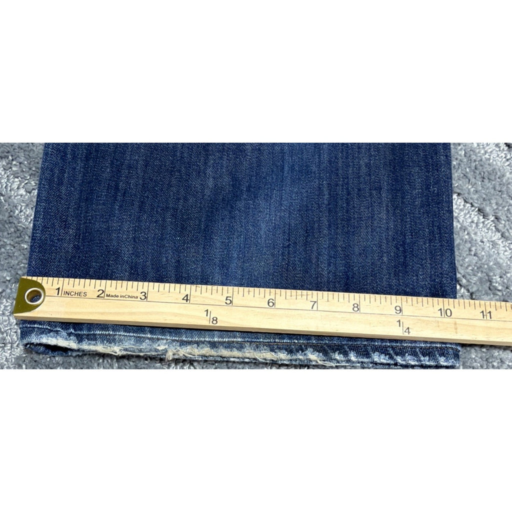 Citizens Of Humanity Evans Jeans Mens Relax Straight Blue 38x32 Hemmed