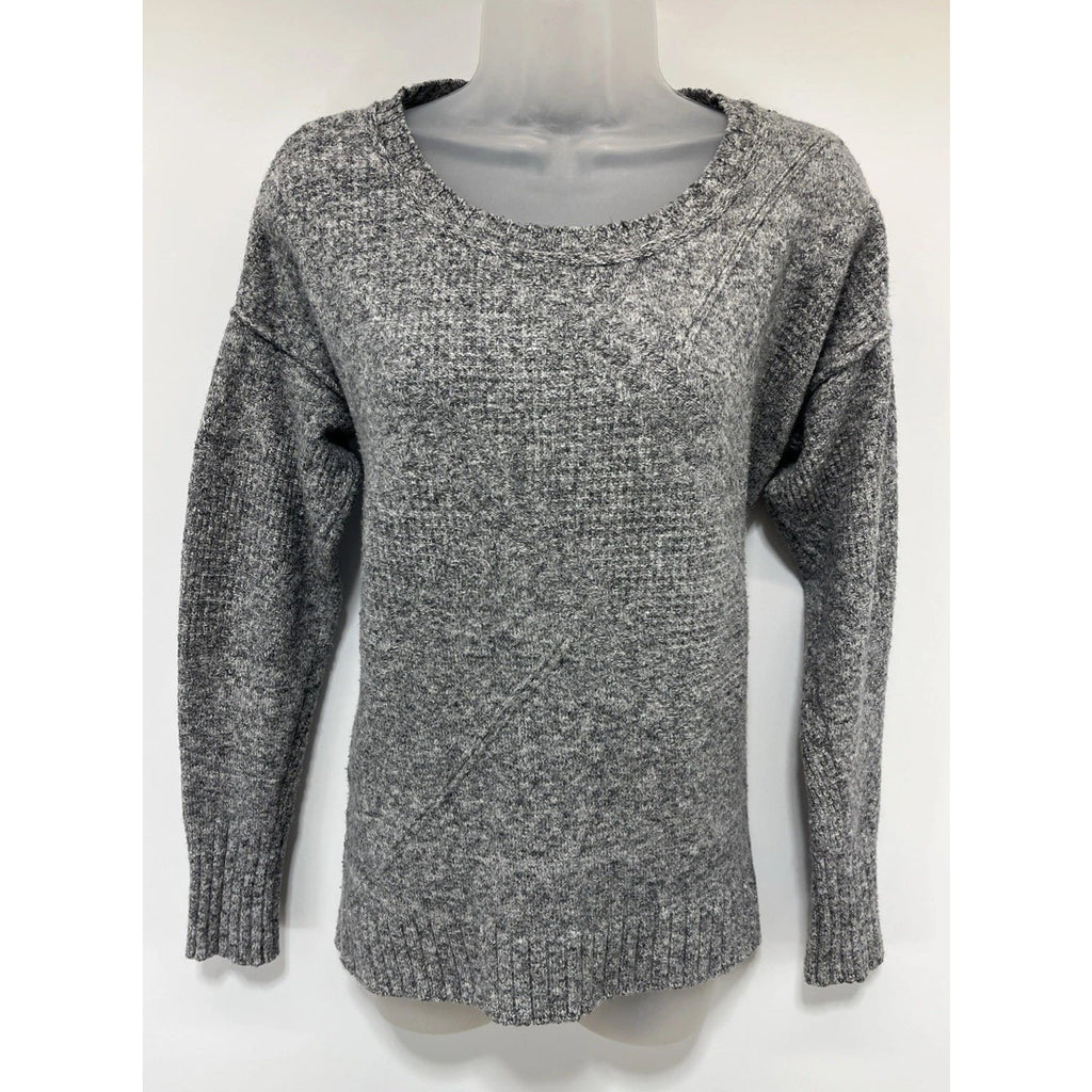 Calvin Klein Jeans Womens M Grey Knit Warm Long Sleeve Sweater