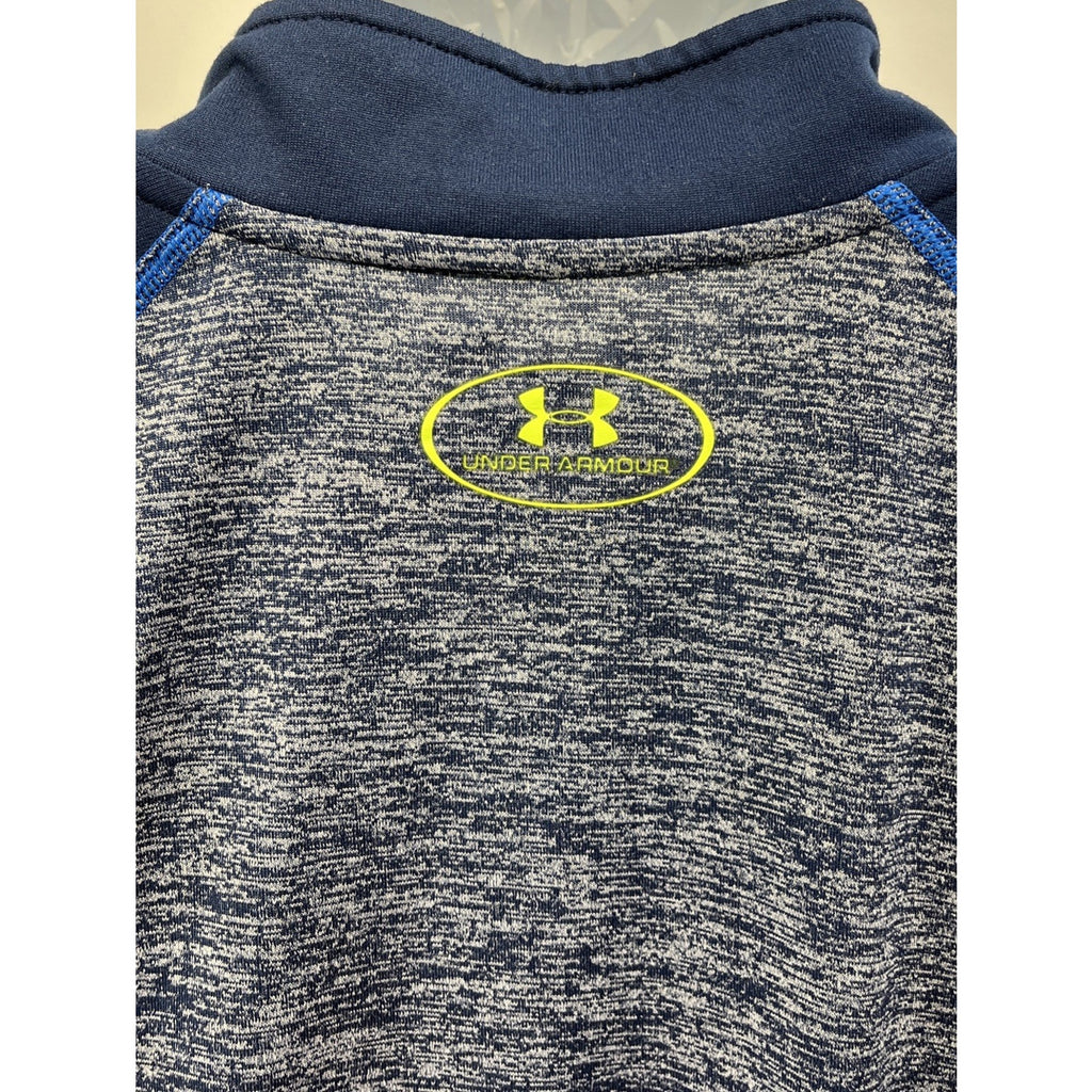 Under Armour UA Tech 1/4 Zip Pullover Shirt Mens Large Blue Heat Gear Loose Fit