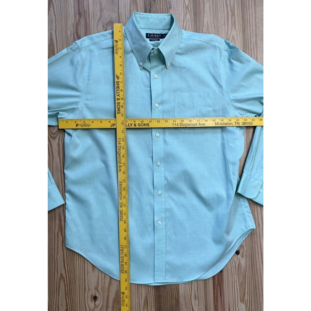 Lauren Ralph Lauren Shirt Mens 16.5 34/35 Classic Non Iron Button Up Long Sleeve