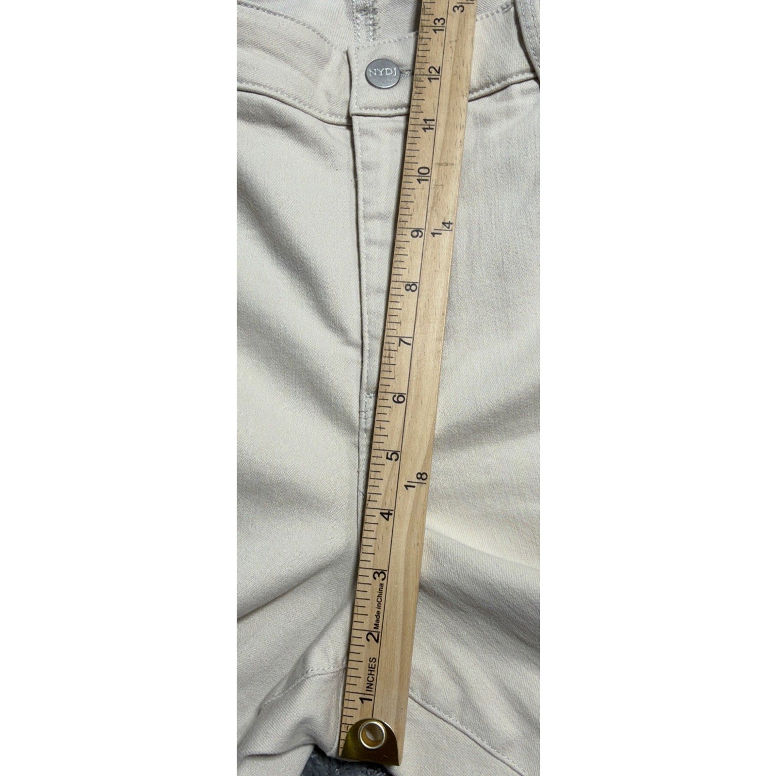 NYDJ Marilyn Straight Crop Jeans , 18W , Feather