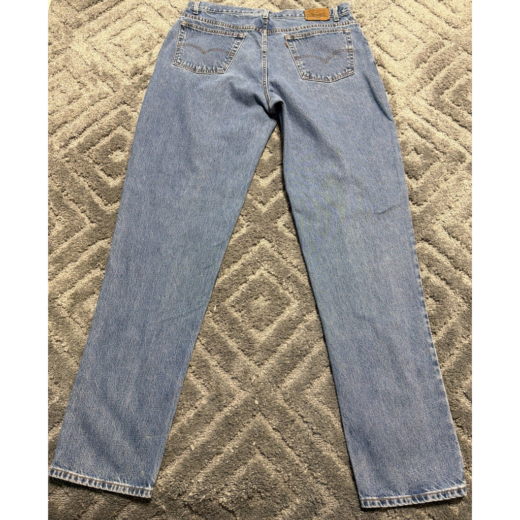 Vtg Levis 545 Orange Tab Jeans Men's Size 42x38 Loose Tapered Denim Y2K 39x37