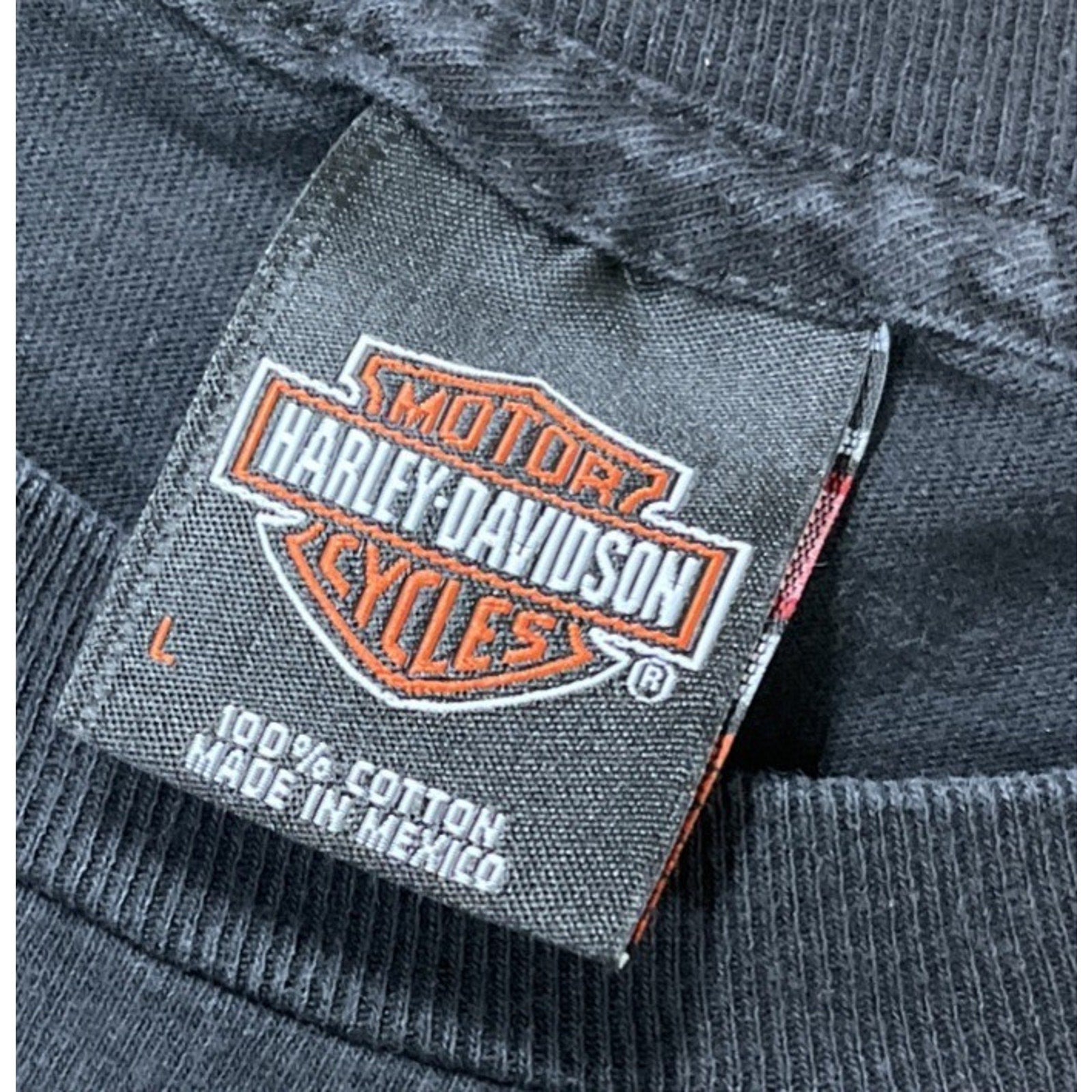 Vintage Harley Davidson T Shirt Fort Myers Florida Willie G Skull Graphic Size L