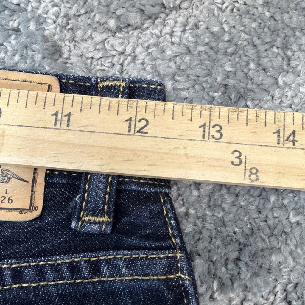 LEVI'S 505 Regular Jeans Kids 12 Slim W24 L26 Dark Wash Straight Leg boys