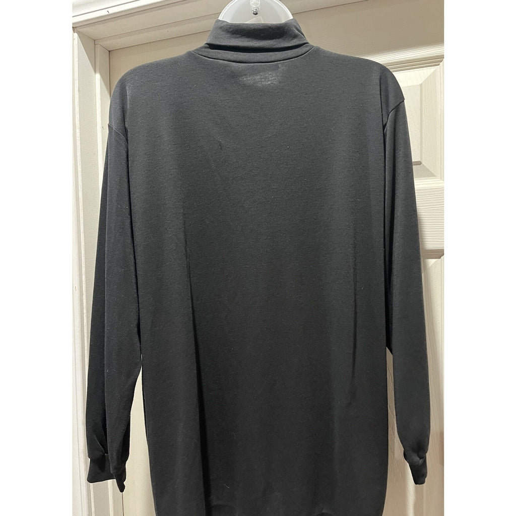 Vintage 80s 90s Black Lauren Brooke Sweatshirt Women’s Size 24W Embroidered