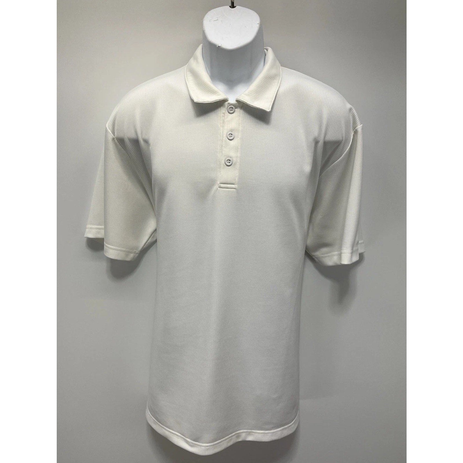 Vintage Nike Men’s Dri-Fit Polo Shirt White Size XL Light Performance Golf Cool