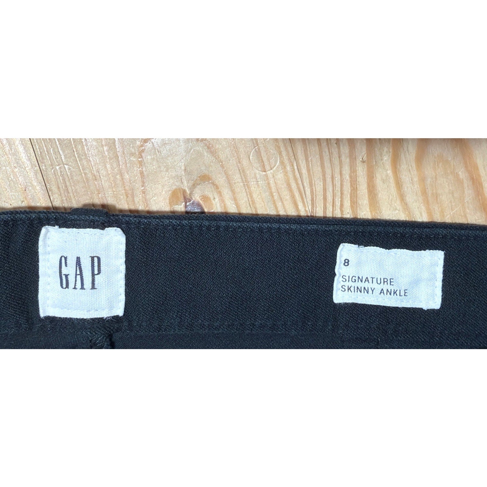 Gap For Good Women's Size 8 Black Signature Skinny Ankle Pants